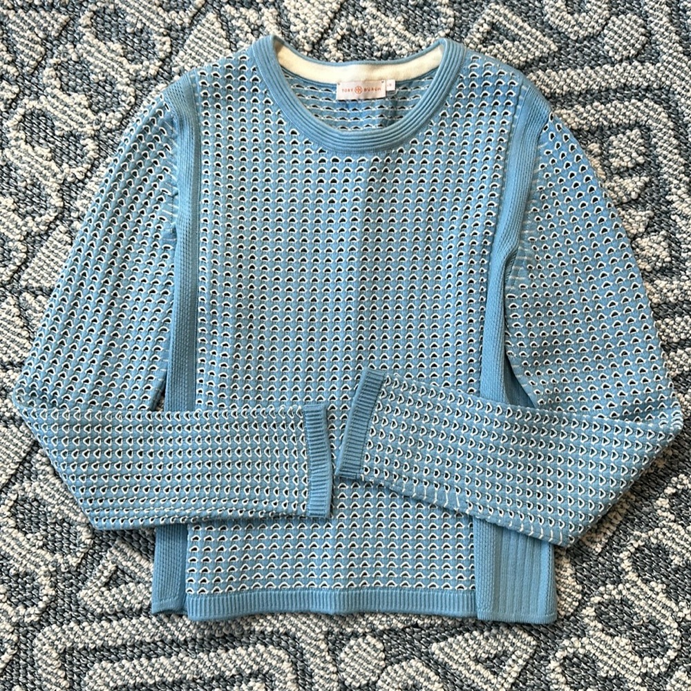 Tory Burch blue sweater